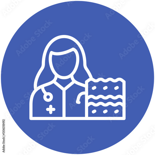 Dermatologist Female Icon