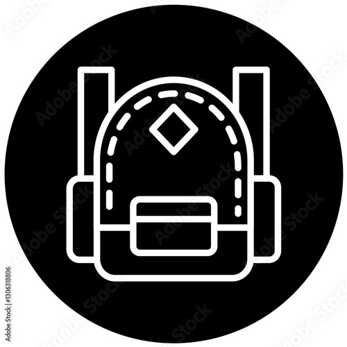 Vector Design Bagpack Icon Style