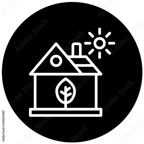 Vector Design Eco House Icon Style