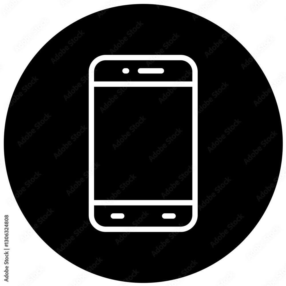 Vector Design Mobile Phone Icon Style Vector Design Mobile Phone Icon Style