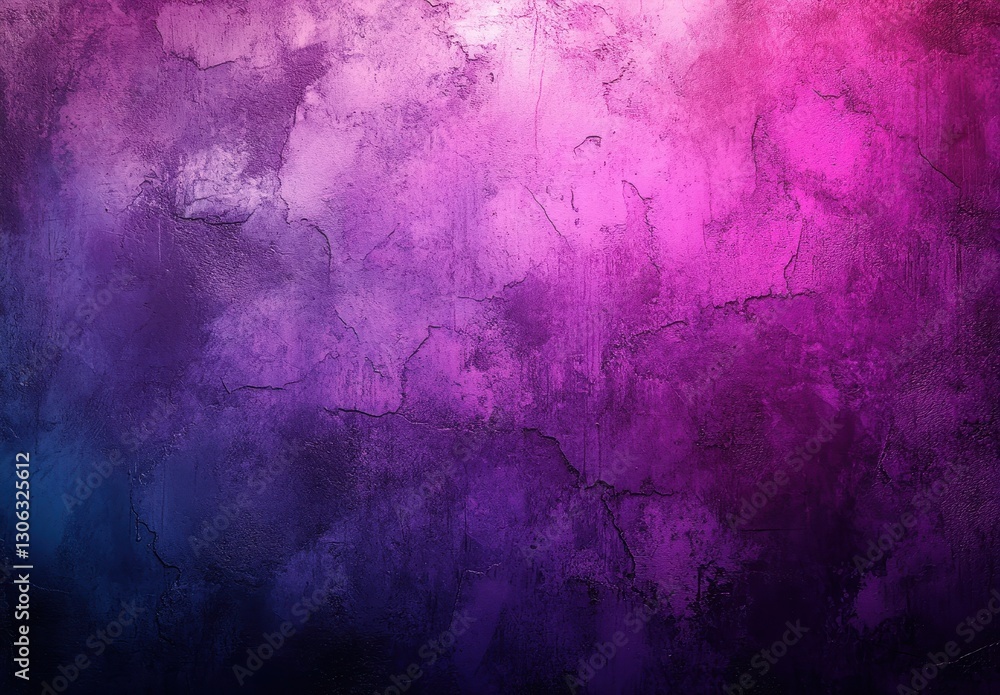 Fototapeta premium Vibrant Abstract Texture Featuring Shades of Purple, Pink, and Blue With Distressed Surface Patterns for Creative Background and Design Use