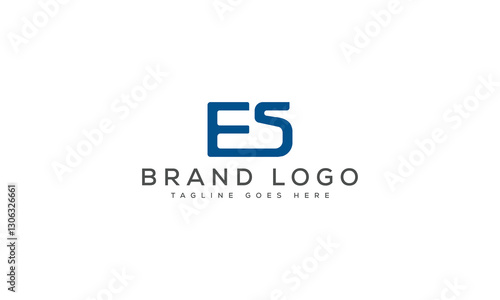 Creative ES logo for Branding  and Startups.