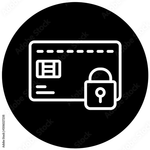 Vector Design Card Blocked Icon Style