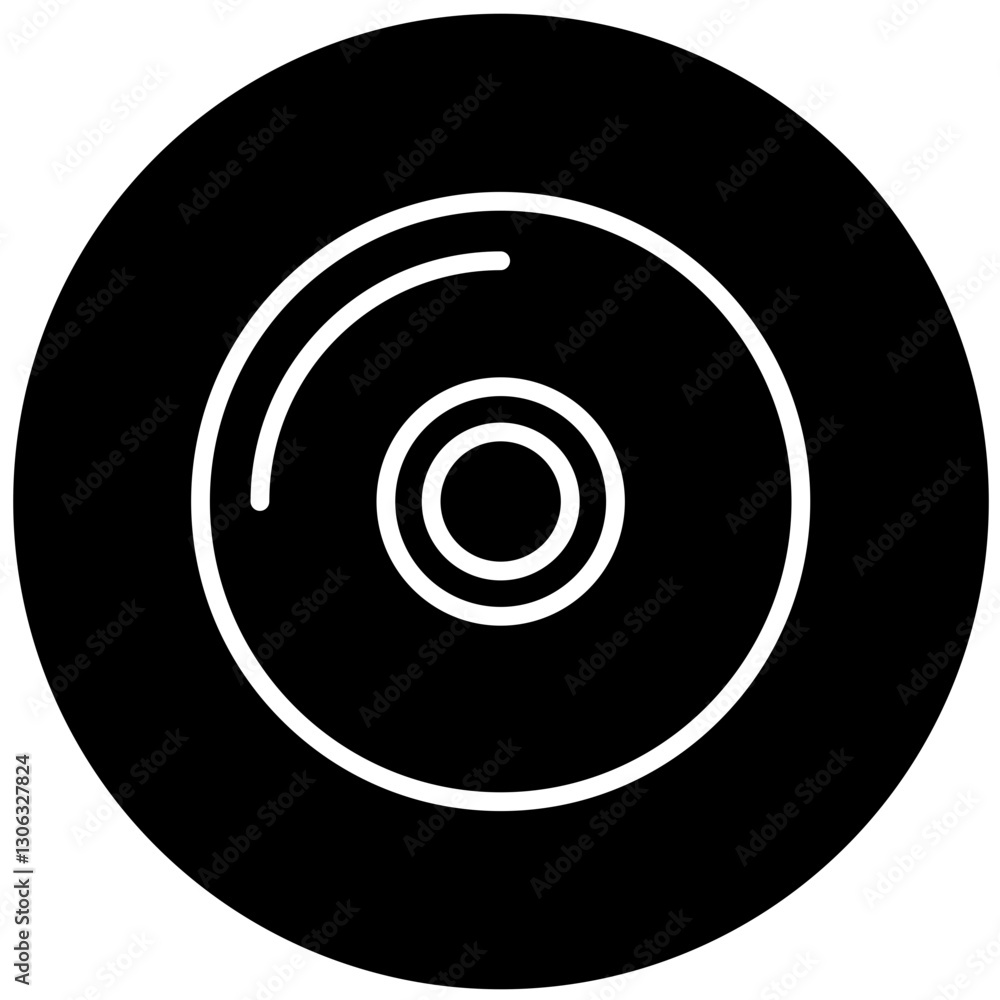 Vector Design Compact Disc Icon Style Vector Design Compact Disc Icon Style