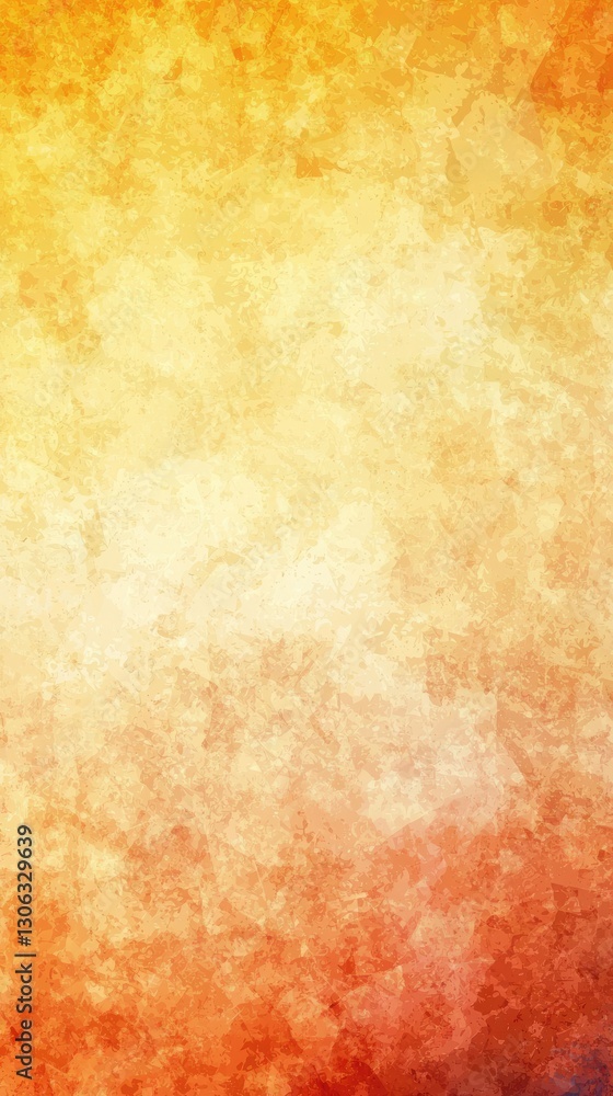 Fototapeta premium Orange and yellow watercolor texture, abstract background