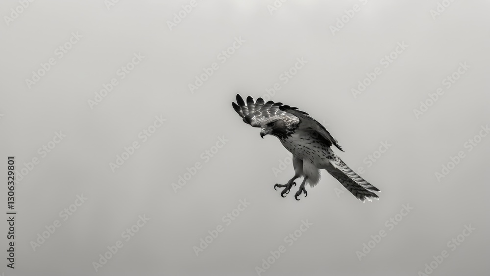 Obraz premium Free Stock Photo of a Hawk in Flight