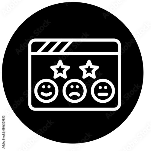Vector Design Satisfaction Icon Style