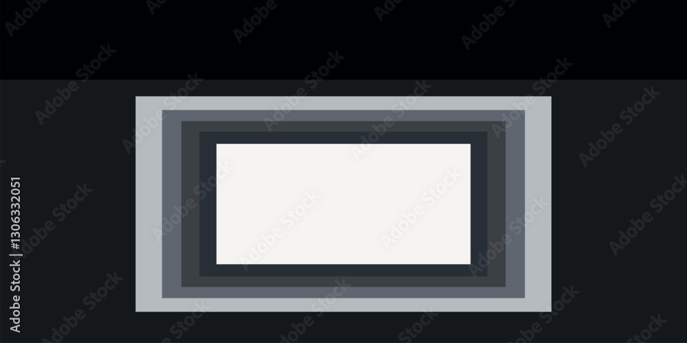 Retro geometric background, black frame design vector Retro geometric background, black frame design vector