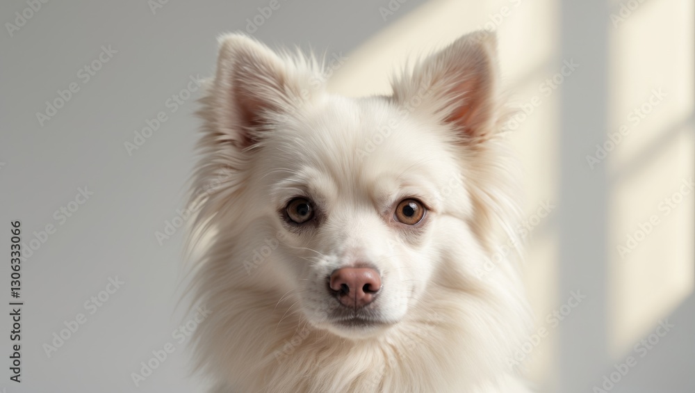 Adorable spitz dog portrait. Vertical format. The cutest fluffy companion ever. Adorable spitz dog portrait. Vertical format. The cutest fluffy companion ever.