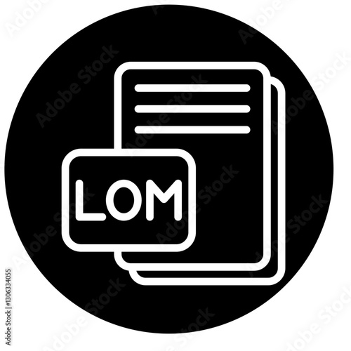Vector Design LOM Icon Style