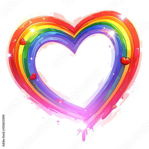 Wallpaper Mural romantic and love-themed icons featuring heart-shaped gifts and other affectionate symbols, perfect for Valentine's Day and romantic celebrations. Torontodigital.ca