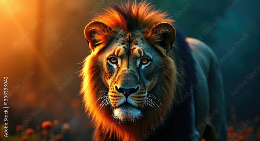 Fototapeta premium Lion of India