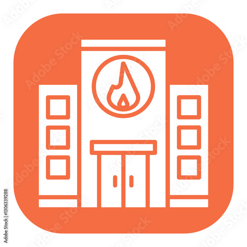 Building Fire Icon