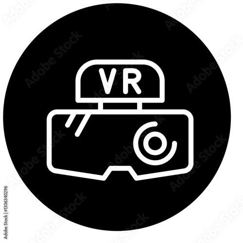 Vector Design Virtual Reality Icon Style