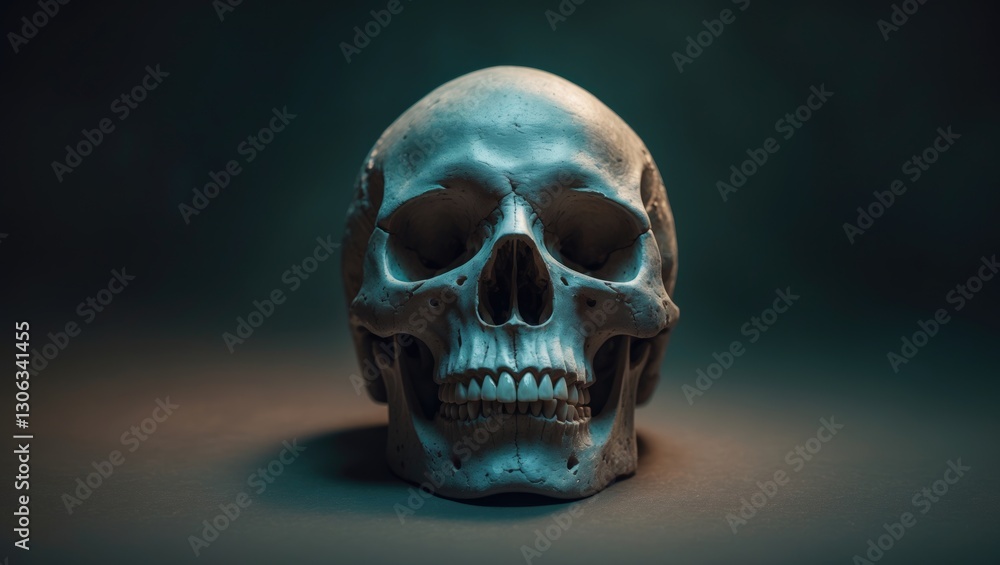 Isolated human cranium Isolated human cranium