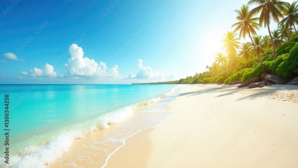 Bright vistas of a beautiful and tranquil sandy shore Bright vistas of a beautiful and tranquil sandy shore