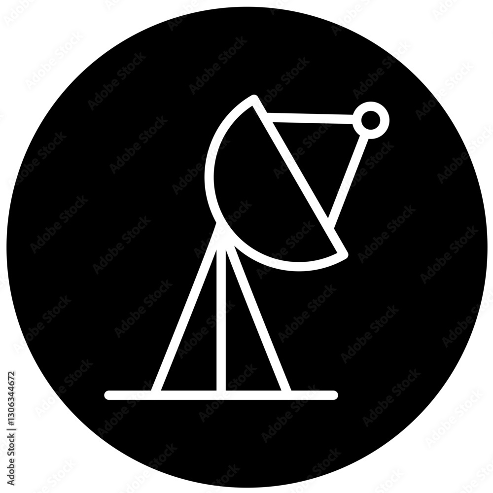 Satellite Dish Vector Design Icon Style Satellite Dish Vector Design Icon Style