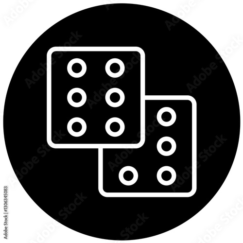 Dice Vector Design Icon Style