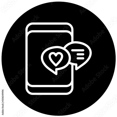 Love Confession Vector Design Icon Style