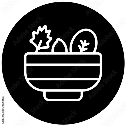 Greek Salad Vector Design Icon Style