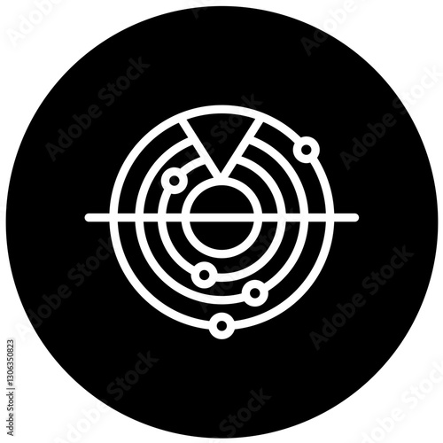 Radar Vector Design Icon Style