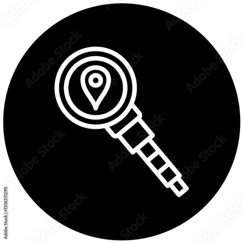 Search Vector Design Icon Style