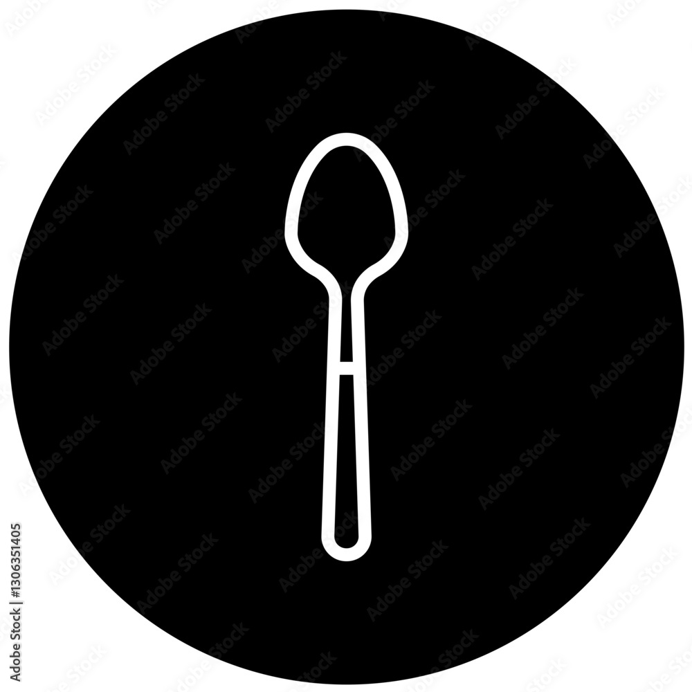 Vector Design Spoon Icon Style Vector Design Spoon Icon Style