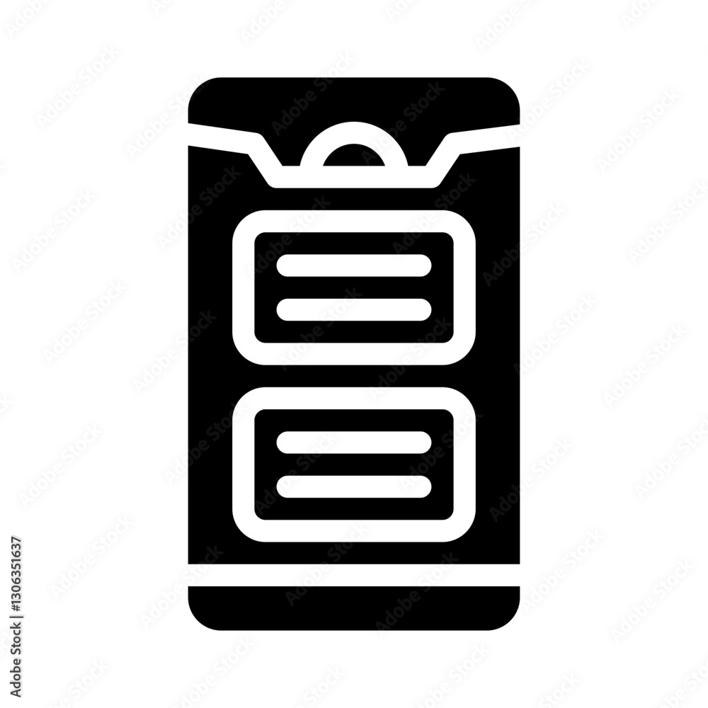 Fototapeta premium app icon glyph icon
