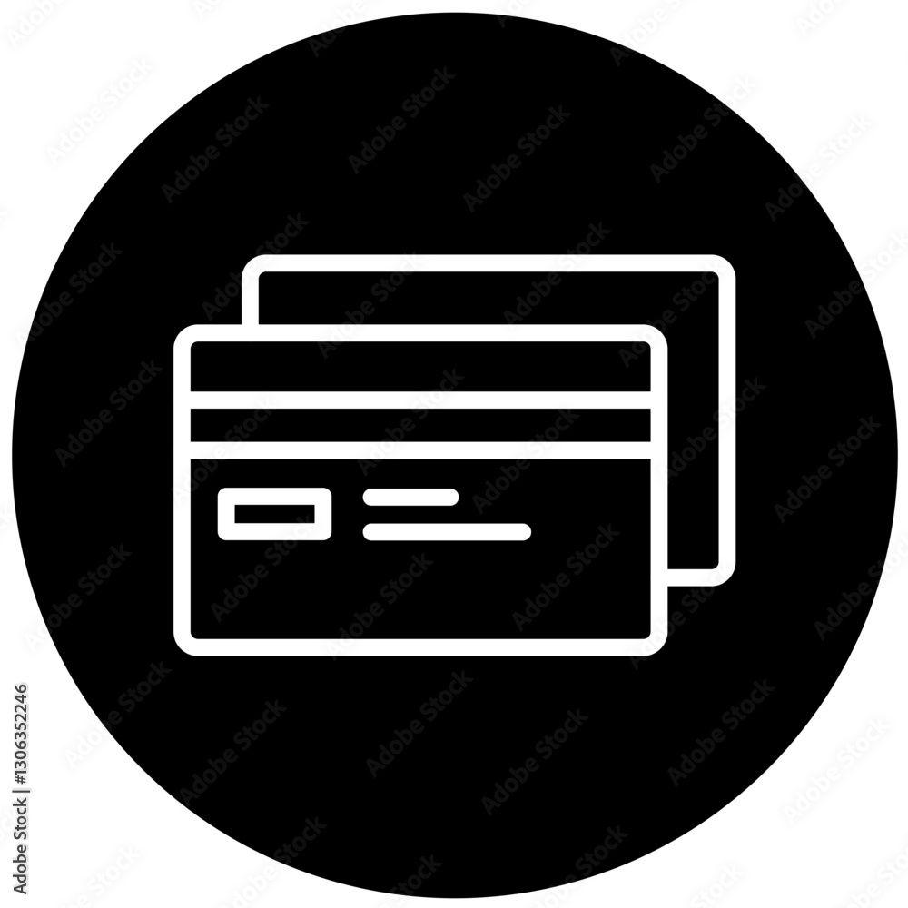 Fototapeta premium Vector Design Credit Card Icon Style