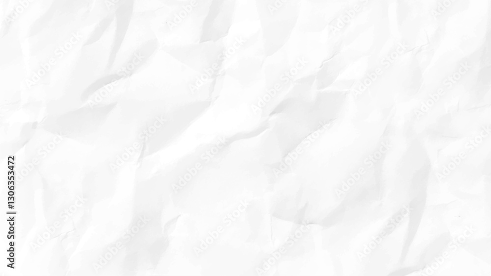 surface of crumpled paper is white. White crumpled paper texture for background surface of crumpled paper is white. White crumpled paper texture for background