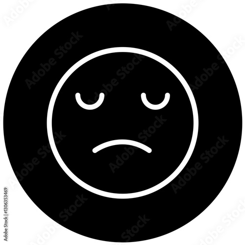 Vector Design Upset Icon Style