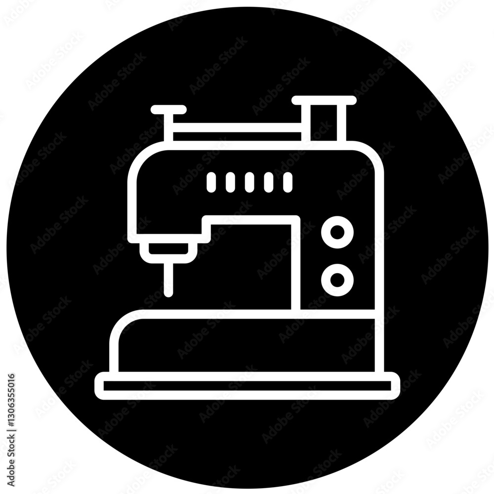 Vector Design Sewing Machine Icon Style Vector Design Sewing Machine Icon Style