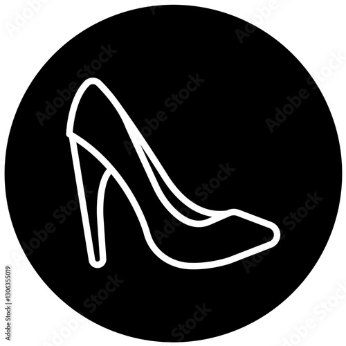 Vector Design High Heels Icon Style
