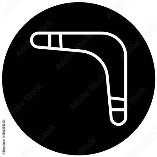 Vector Design Boomerang Icon Style