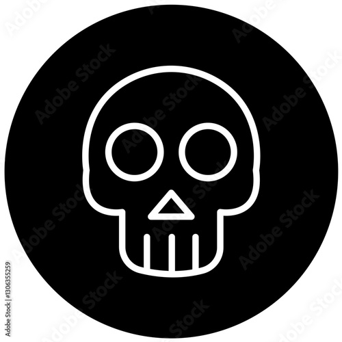 Vector Design Skull Icon Style