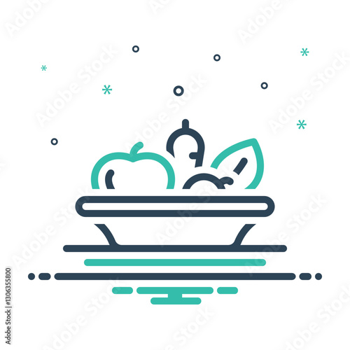 Mix icon for food