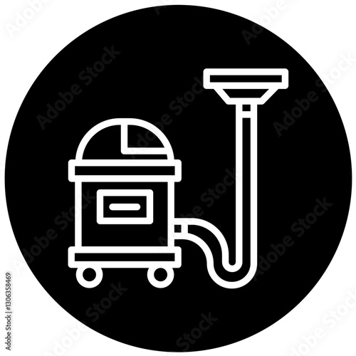 Vector Design Vacuum Interior Icon Style