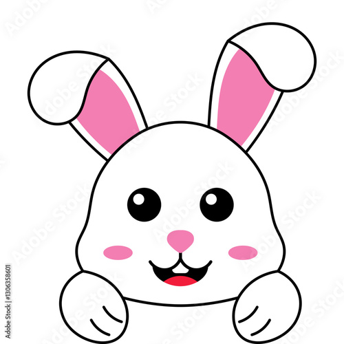 Easter Bunny Head