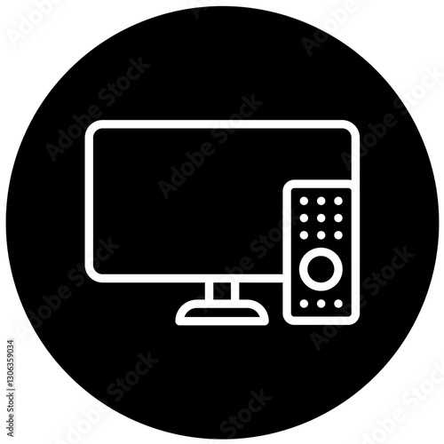 Vector Design Television Icon Style