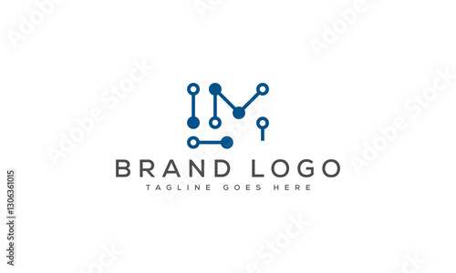 Creative LM logo for Branding  and Startups.