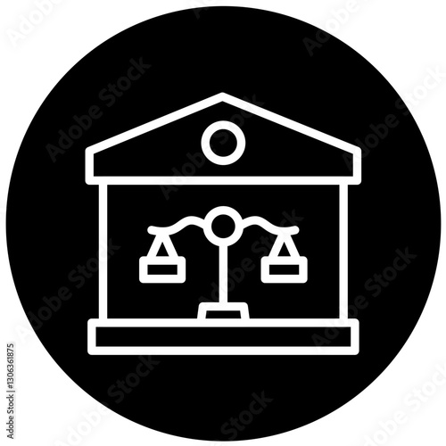 Vector Design Property Law Icon Style
