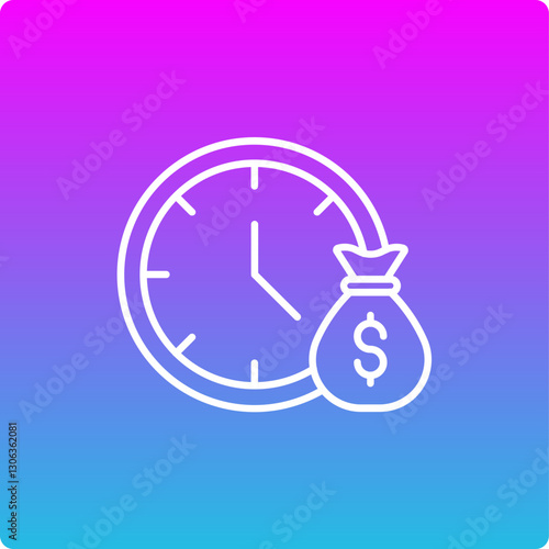 Free Download Time Is Money Icon - GFXLoad