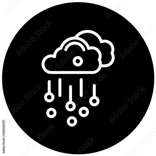 Vector Design Hail Icon Style