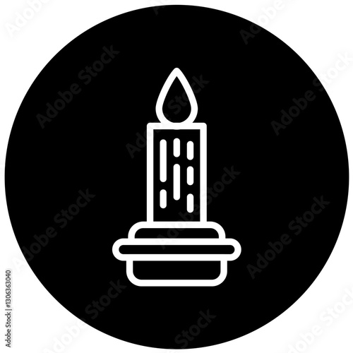 Vector Design Scented Candle Icon Style