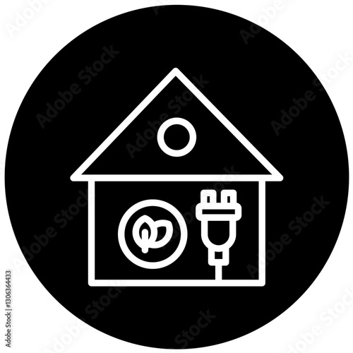 Vector Design Eco House Icon Style