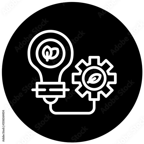 Vector Design Sustainable Energy Icon Style