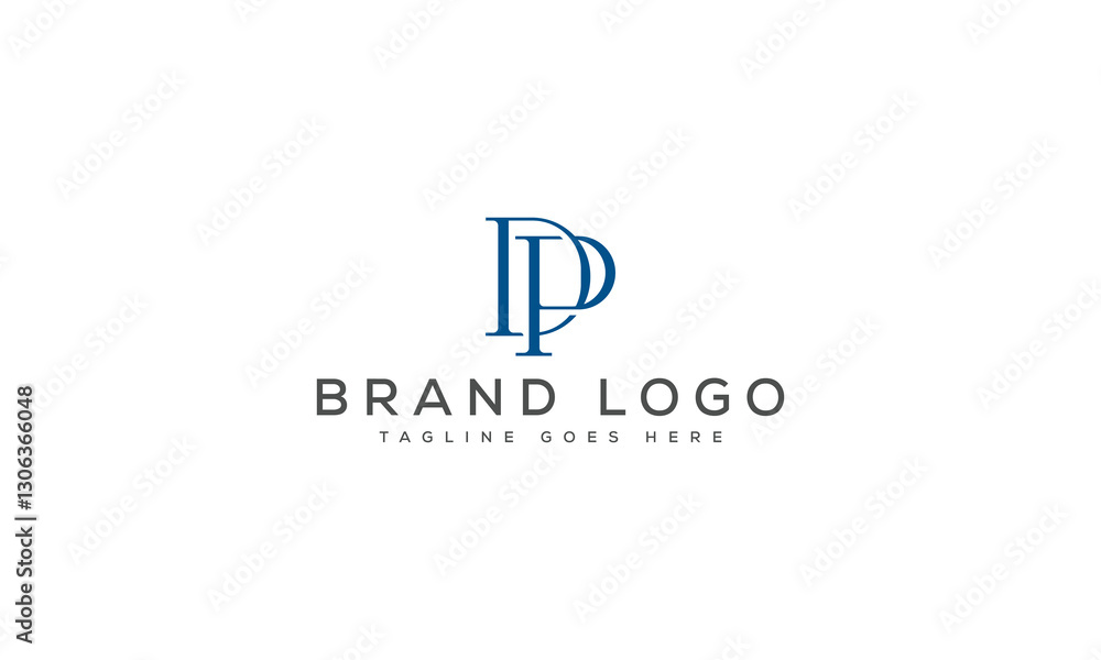 letter DP logo design vector template design for brand. letter DP logo design vector template design for brand.