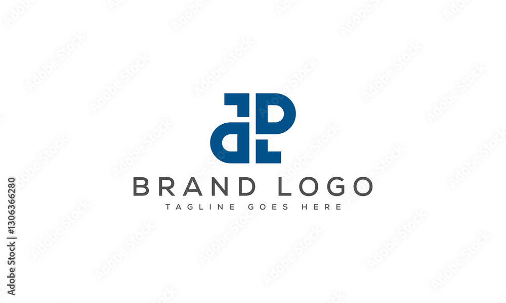 letter DP logo design vector template design for brand. letter DP logo design vector template design for brand.