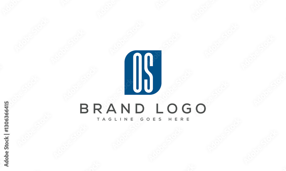 letter OS logo design vector template design for brand. letter OS logo design vector template design for brand.