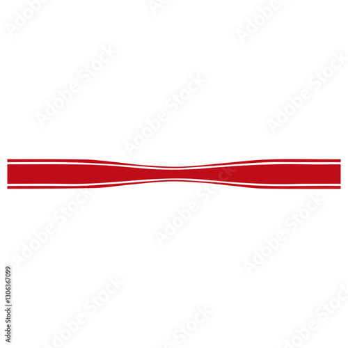 Vessel straight collapsed colored icon